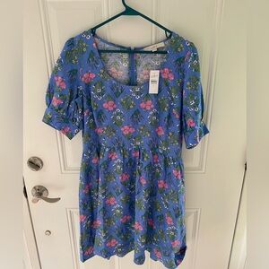 LOFT Multicolor Floral Dress